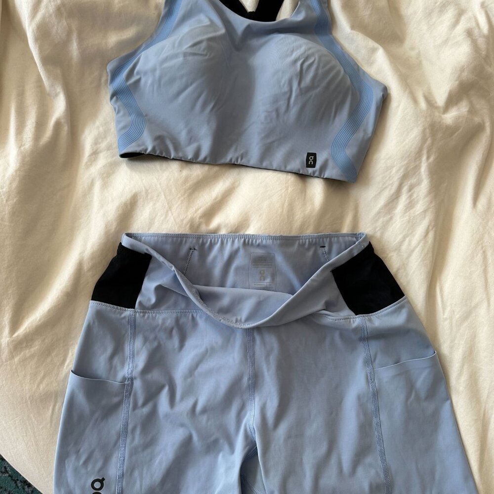 On Womens Running Set Size M Color: Stratosphere - image 5